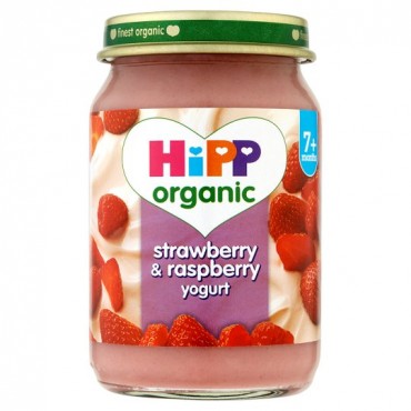 Hipp Organic Strawberry & Raspberry Yogurt 160g